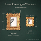 Rosie, the OG Telegrapher framed masterpiece by P. Pleasant Atelier with Art Fairy Magic in antique gold
