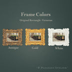 Halfway House Pub Edinburgh framed wall art by P. Pleasant Atelier in antique gold, Art Fairy Magic