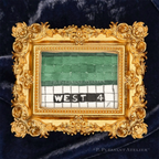 West 4 Greenwich Village Framed Masterpiece by P. Pleasant Atelier, gold framed Art with Fairy Magic mosaic