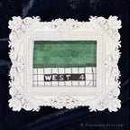 West 4 Greenwich Village framed wall art mosaic by P. Pleasant Atelier with Fairy Magic Art