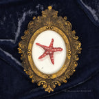 Zesty Red Framed Masterpiece by P. Pleasant Atelier framed wall art in gold with Art Fairy Magic