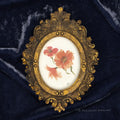 Muffy Poppy framed Masterpiece by P. Pleasant Atelier with Art Fairy Magic, antique gold oval portrait