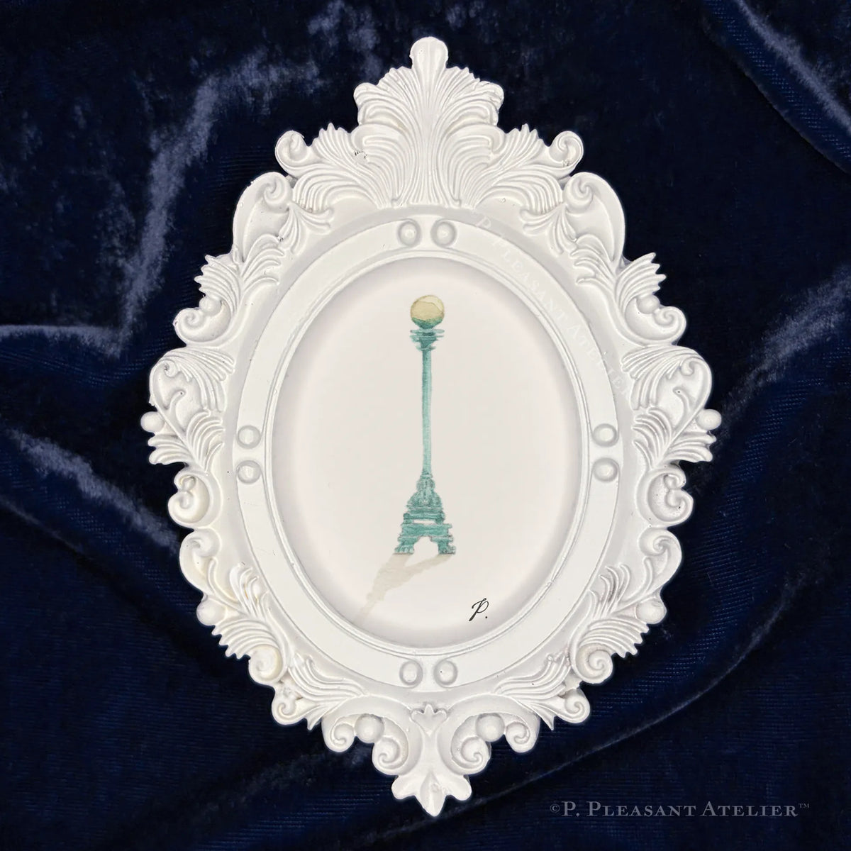 Lamp Post Prospect Park framed masterwork wall decor by P. Pleasant Atelier, Fairy Art Magic
