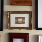 Card Catalogue 5 x 7 inch fine art print by P. Pleasant Atelier, gold fairy Magic art in a frame