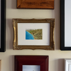 Nā Pali Coast, Kaua'i 5 x 7 inch fine art print by P. Pleasant Atelier with coastal cliffs and sea mist