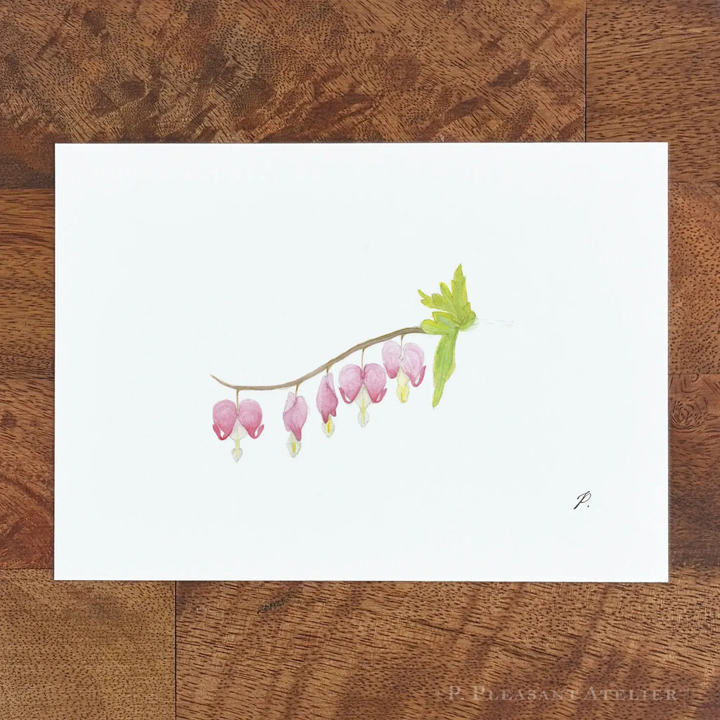 Bleeding Hearts 5 x 7 inch fine art print by P. Pleasant Atelier with Fairy Art Magic
