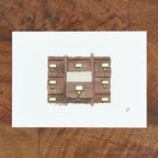 Card Catalogue 5 x 7 inch fine art print by P. Pleasant Atelier with Art Fairy Magic details
