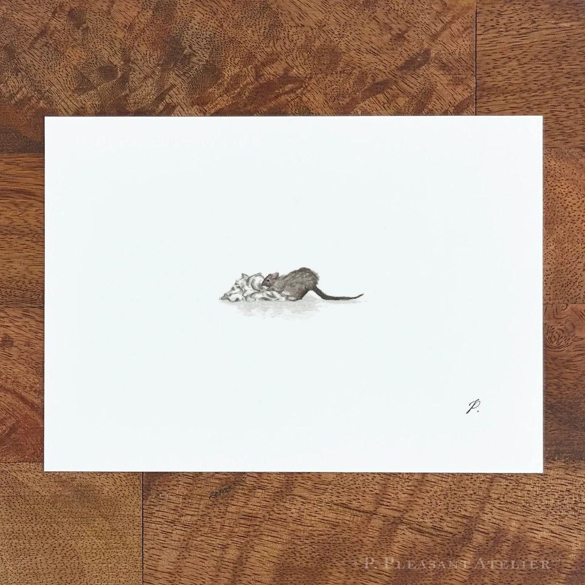 Rat Greenwich Village by P. Pleasant Atelier fine art print with Art, Fairy, and Magic themes