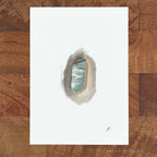 Plane Window 5 x 7 inch fine art print by P. Pleasant Atelier with Fairy Magic Art accents