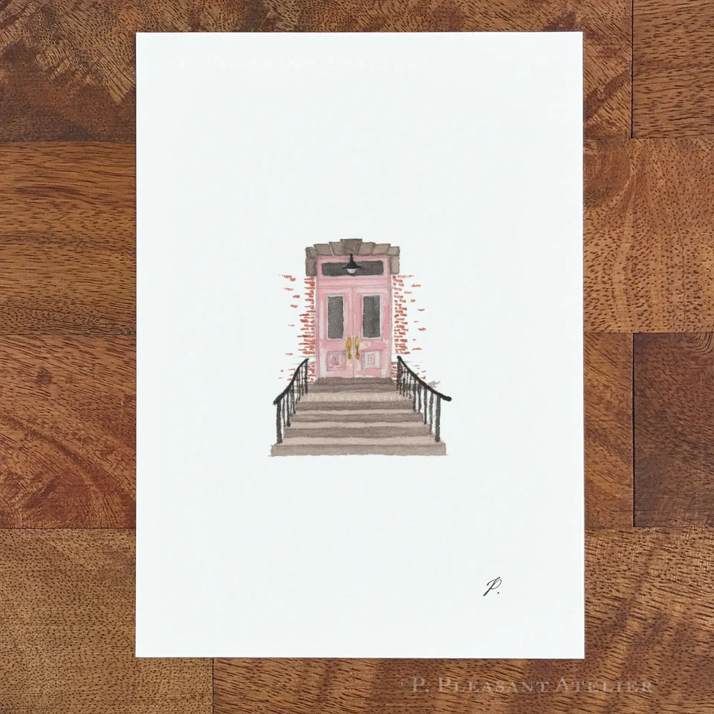 12th Avenue Brownstone South Slope Fine Art Print by P. Pleasant Atelier with Fairy Art Magic
