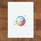 Disco Ball 5 x 7 inch fine art print by P. Pleasant Atelier with Art Fairy Magic disco ball
