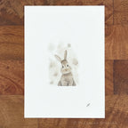 Dust Bunny 5 x 7 inch fine art print by P. Pleasant Atelier, with Fairy Magic Art theme
