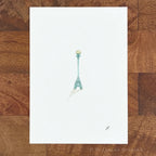 Lamp Post Prospect Park 5 x 7 inch fine art print by P. Pleasant Atelier with Magic Art Fairy mood