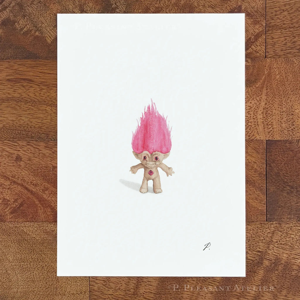 Jennifer 90s Icon 5 x 7 inch fine art print by P. Pleasant Atelier, Fairy Magic art on paper