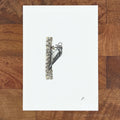 Rosie, the OG Telegrapher 5 x 7 inch fine art print by P. Pleasant Atelier with Art Fairy Magic