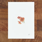 Muffy Poppy 5 x 7 inch fine art print by P. Pleasant Atelier with Fairy Magic Art flowers