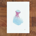 Jellyfish 5 x 7 inch fine art print by P. Pleasant Atelier with Fairy Magic Art