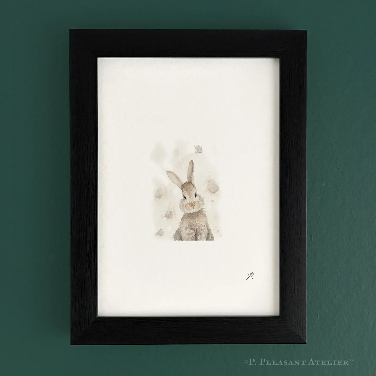 Dust Bunny 5 x 7 inch fine art print by P. Pleasant Atelier with Fairy Art and Magic accents