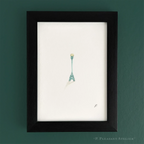 Lamp Post Prospect Park 5 x 7 inch fine art print by P. Pleasant Atelier with Art Fairy Magic