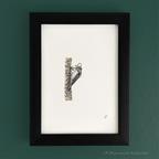 Rosie, the OG Telegrapher 5 x 7 inch Fine Art Print by P. Pleasant Atelier, with Art and Fairy