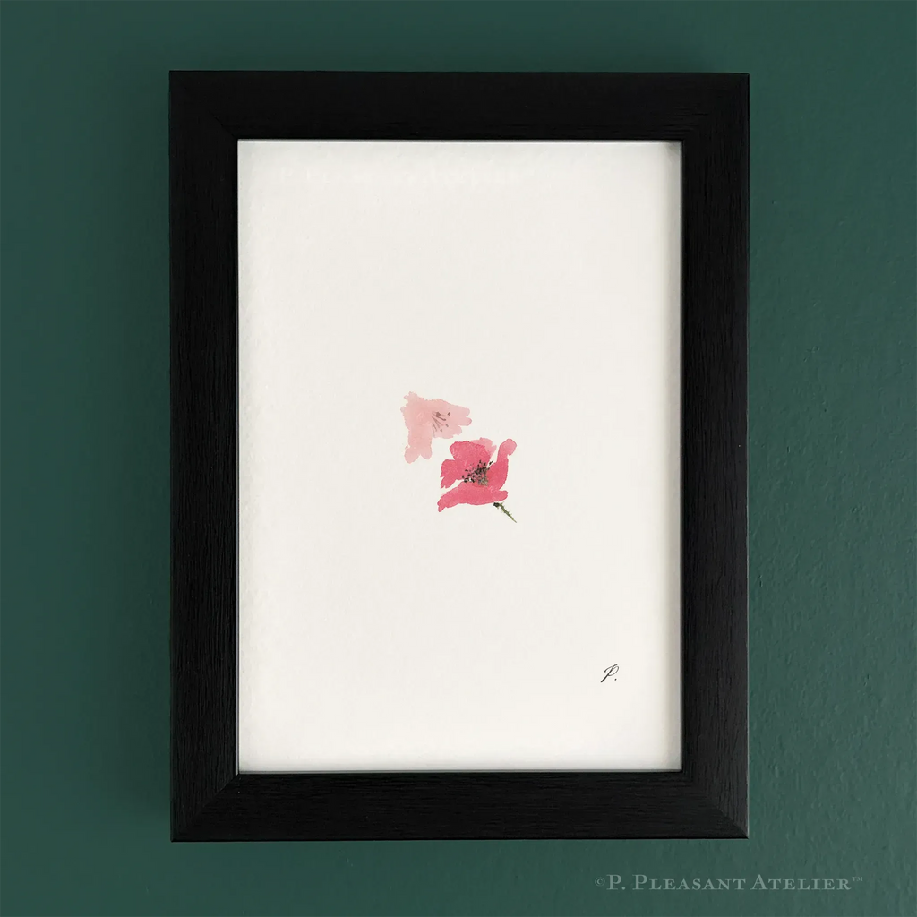 Jenny Poppy 5 x 7 inch fine art print by P. Pleasant Atelier with Fairy Art Magic accents