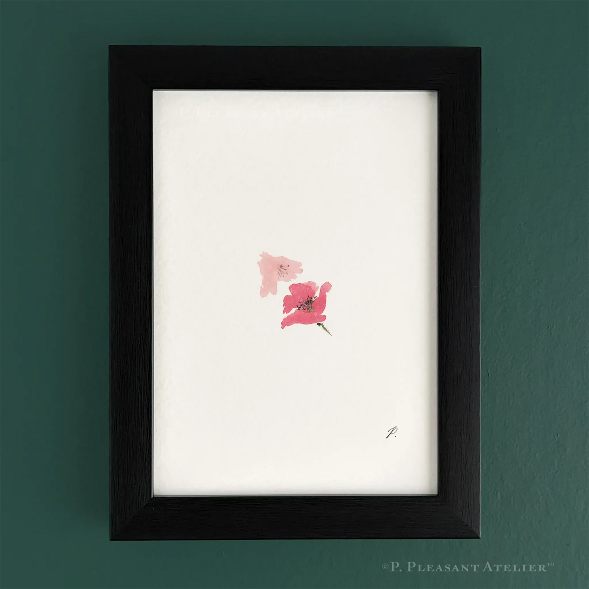 Jenny Poppy 5 x 7 inch fine art print by P. Pleasant Atelier with Fairy Art Magic accents