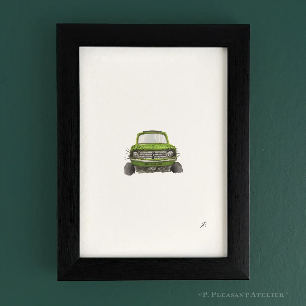 Happiest Car Brooklyn 5 x 7 inch fine art print by P. Pleasant Atelier with Fairy Art Magic
