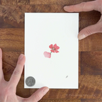 Lo Poppy 5 x 7 inch fine art print by P. Pleasant Atelier with Fairy Magic Art accents