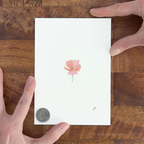 Joni Poppy 5 x 7 inch fine art print by P. Pleasant Atelier with Fairy Magic art flower