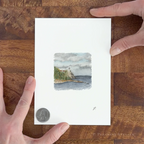 Split Rock Lighthouse Two Harbors, MN 5 x 7 inch fine art print by P. Pleasant Atelier with Art Fairy Magic