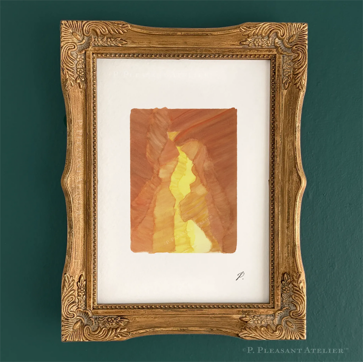 Antelope Canyon AZ 5 x 7 inch fine art print by P. Pleasant Atelier with Fairy Magic Art