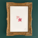 Jenny Poppy 5 x 7 inch fine art print by P. Pleasant Atelier with gold Fairy Magic details