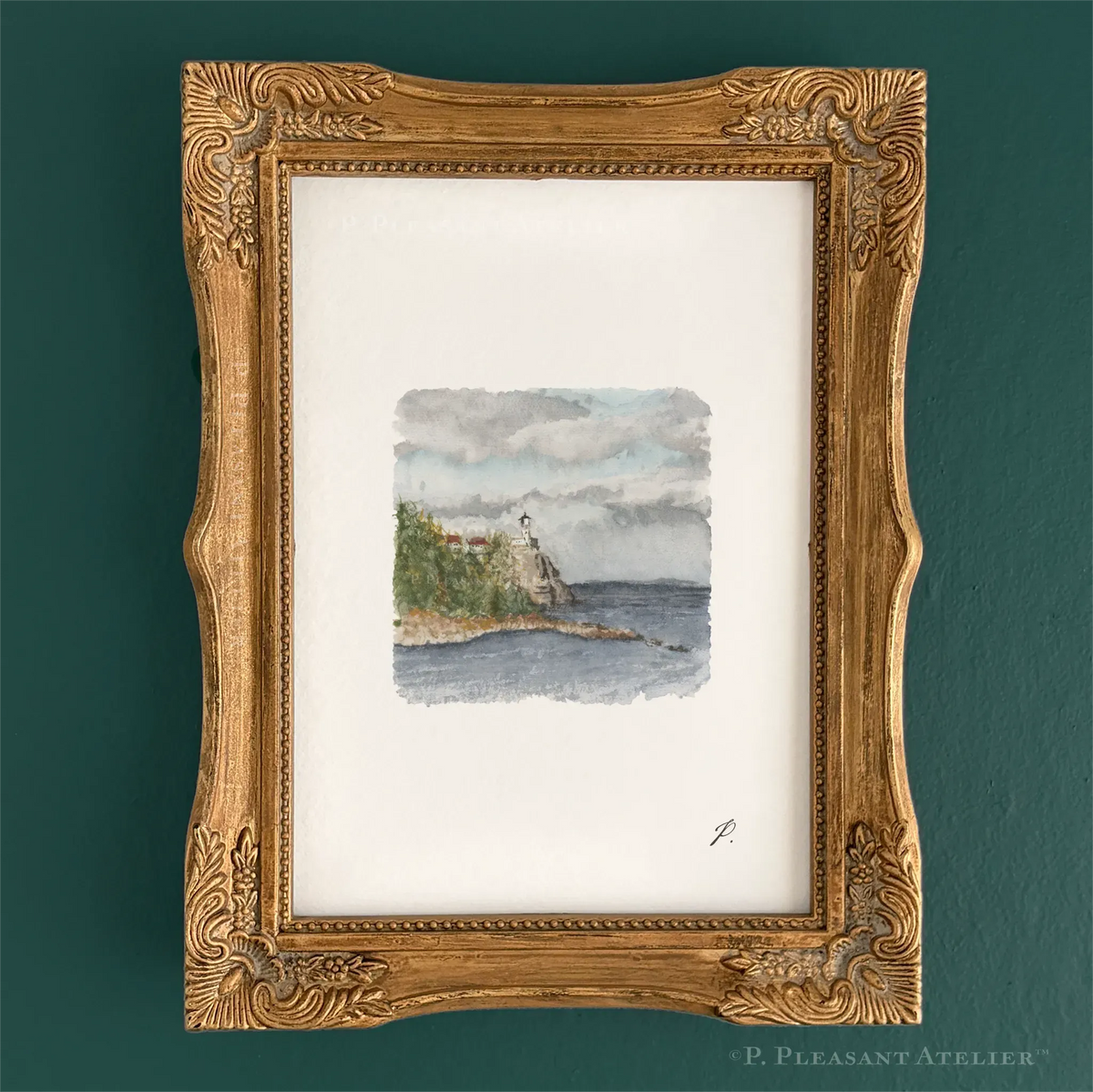 Split Rock Lighthouse Two Harbors, MN Fine art print by P. Pleasant Atelier with Art Fairy Magic