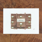 "Card Catalogue (Windom)" – 5 x 7" Fine Art Print
