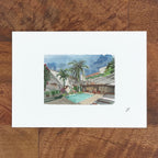 "Hotel Courtyard (Oaxaca)" – 5 x 7" Fine Art Print