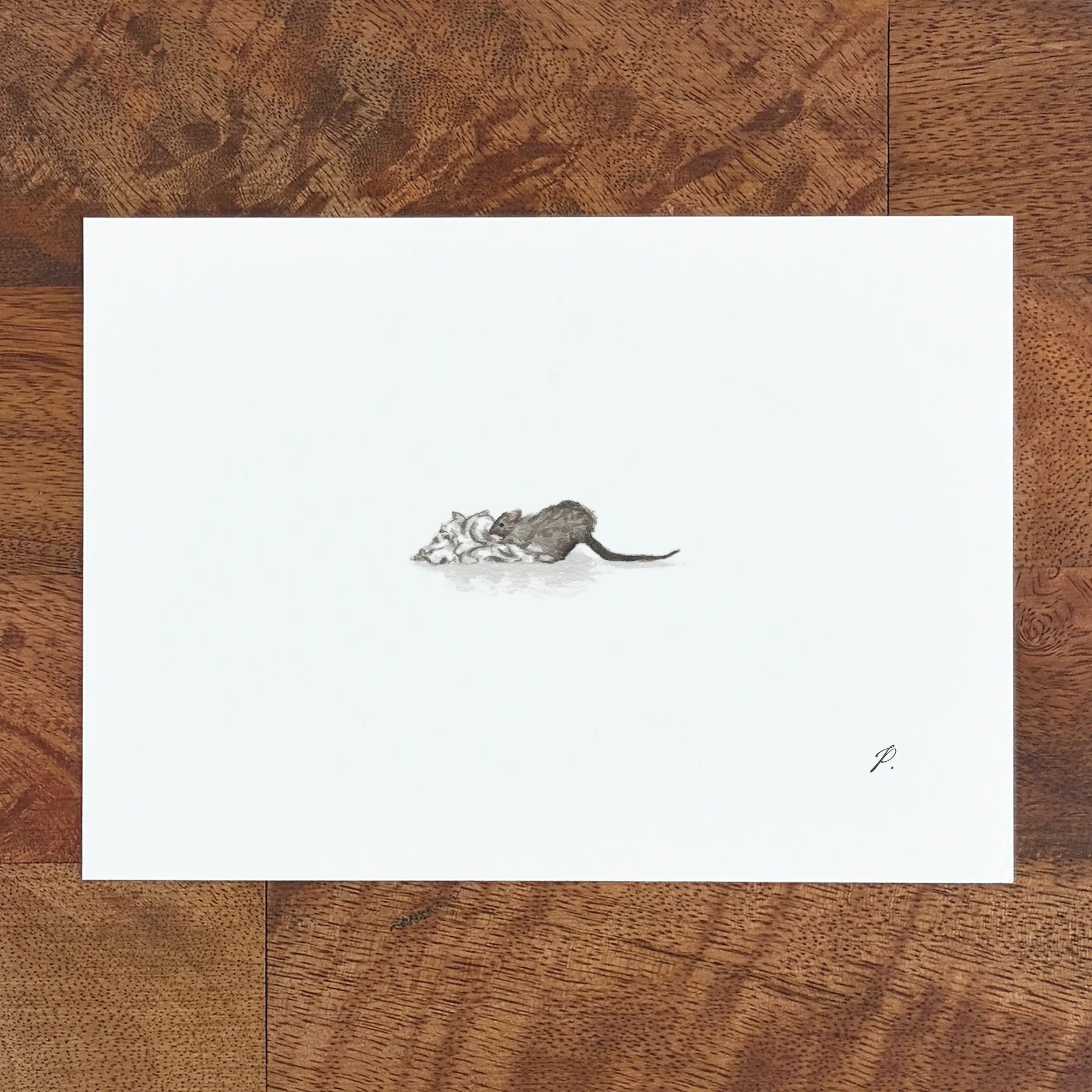 "Rat (Greenwich Village)" – 5 x 7" Fine Art Print