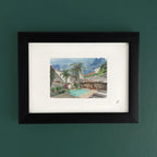 "Hotel Courtyard (Oaxaca)" – 5 x 7" Fine Art Print