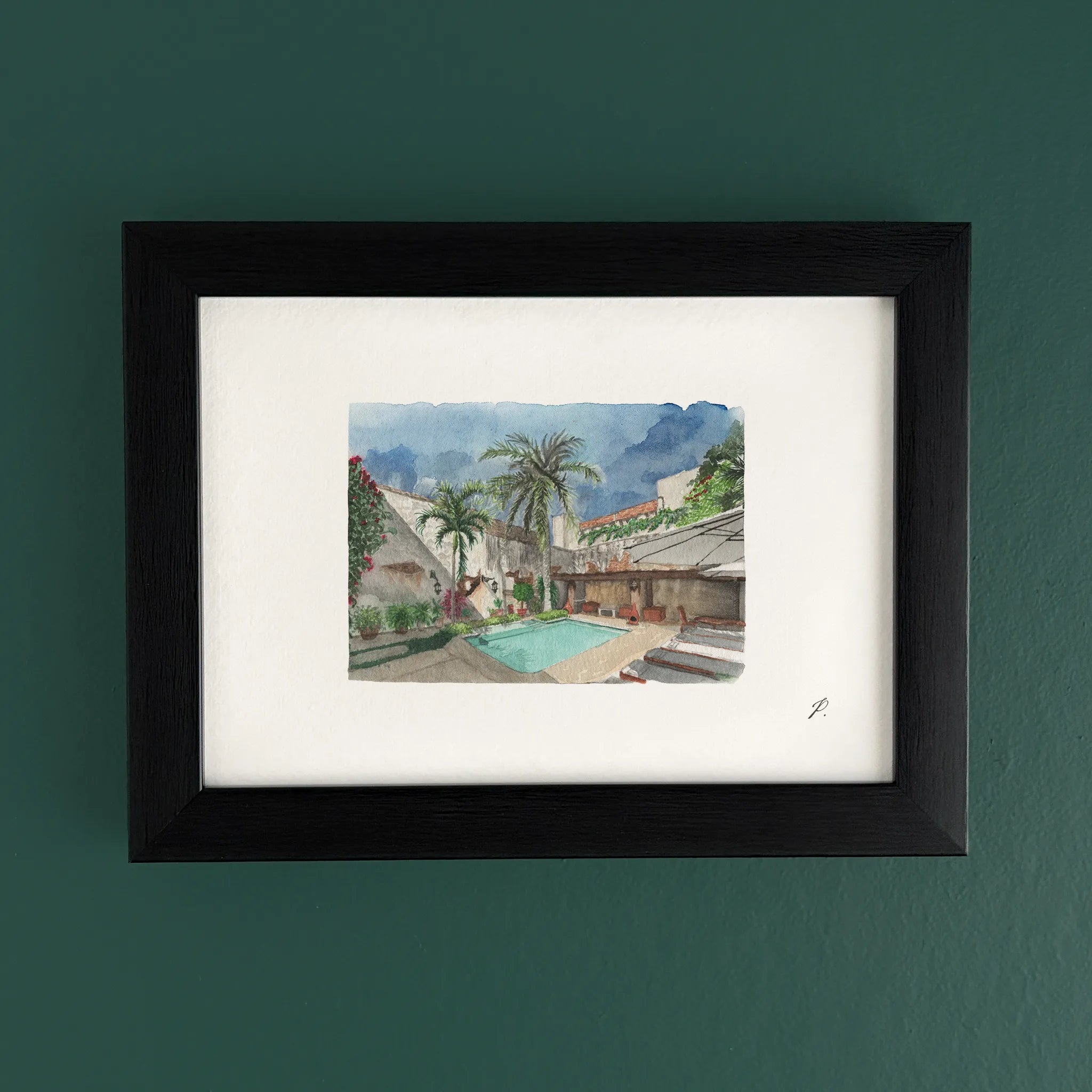 "Hotel Courtyard (Oaxaca)" – 5 x 7" Fine Art Print