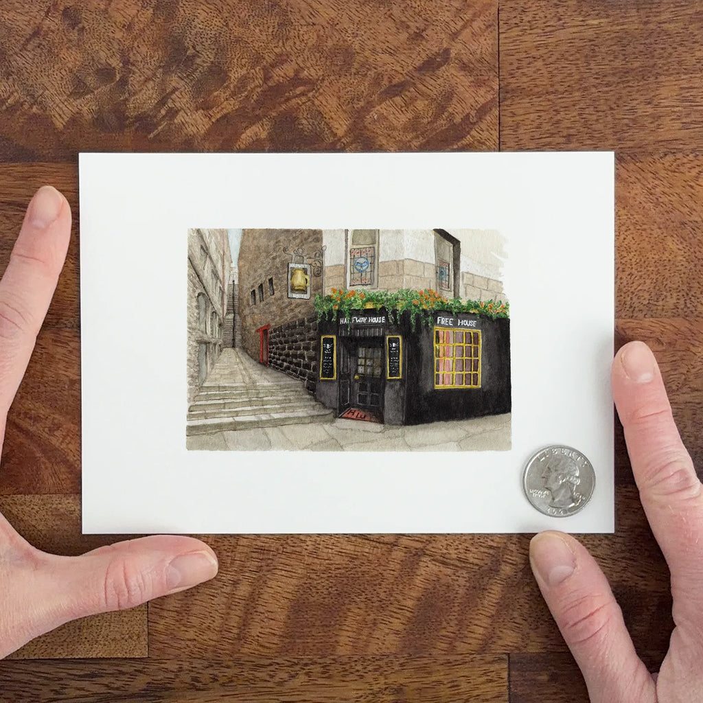 "Halfway House Pub (Edinburgh)" – 5 x 7" Fine Art Print