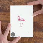 "Flamingo" – 5 x 7" Fine Art Print