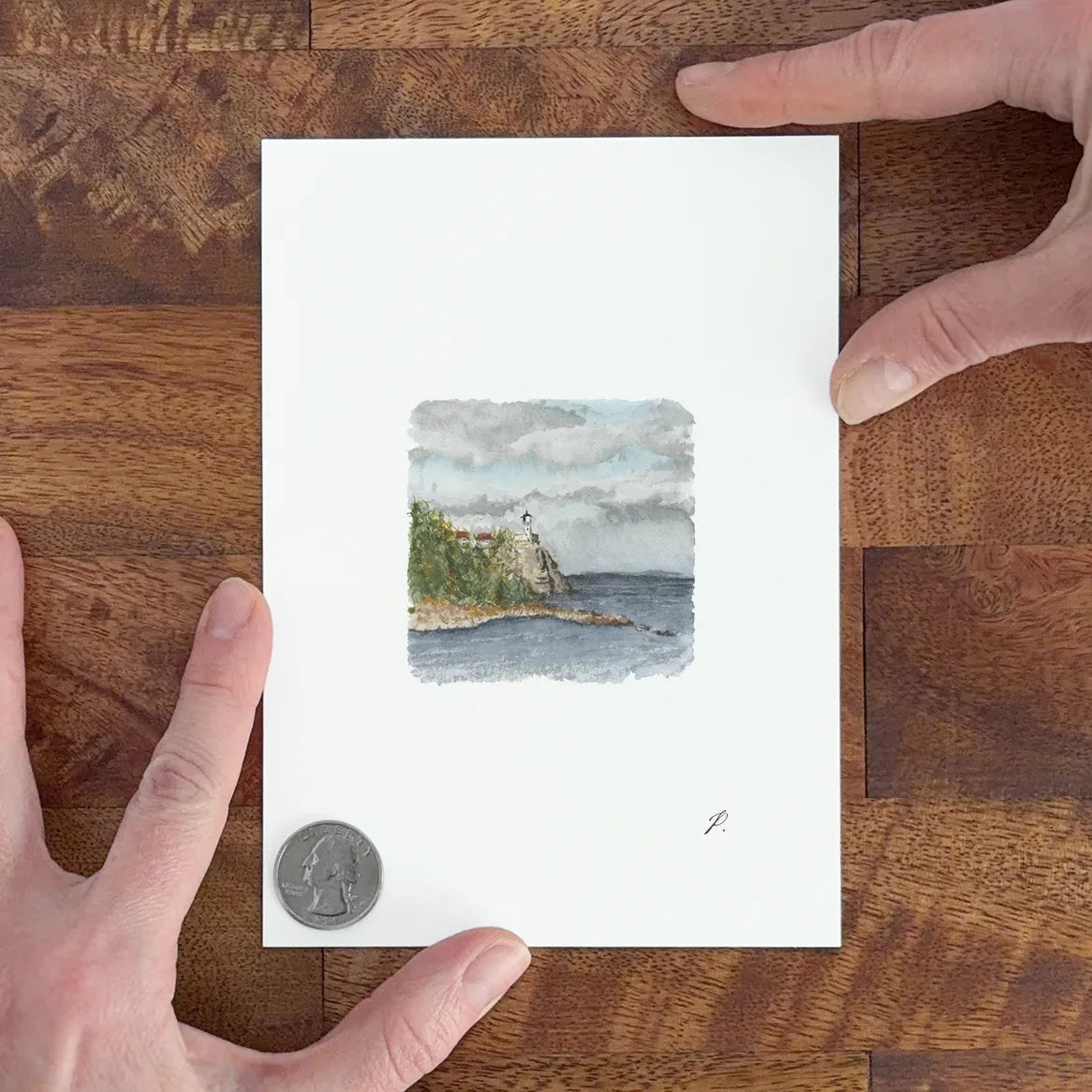 "Split Rock Lighthouse (Two Harbors, MN)" – 5 x 7" Fine Art Print