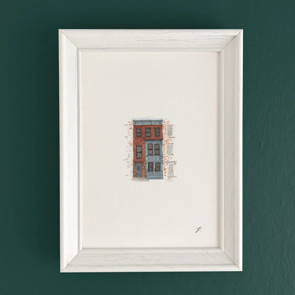 "10th Avenue Brownstone (South Slope)" – 5 x 7" Fine Art Print