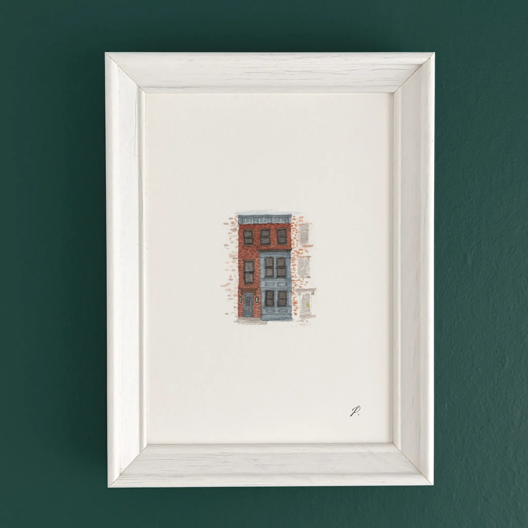 "10th Avenue Brownstone (South Slope)" – 5 x 7" Fine Art Print