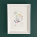 "Rainbow Bubbles" – 5 x 7" Fine Art Print