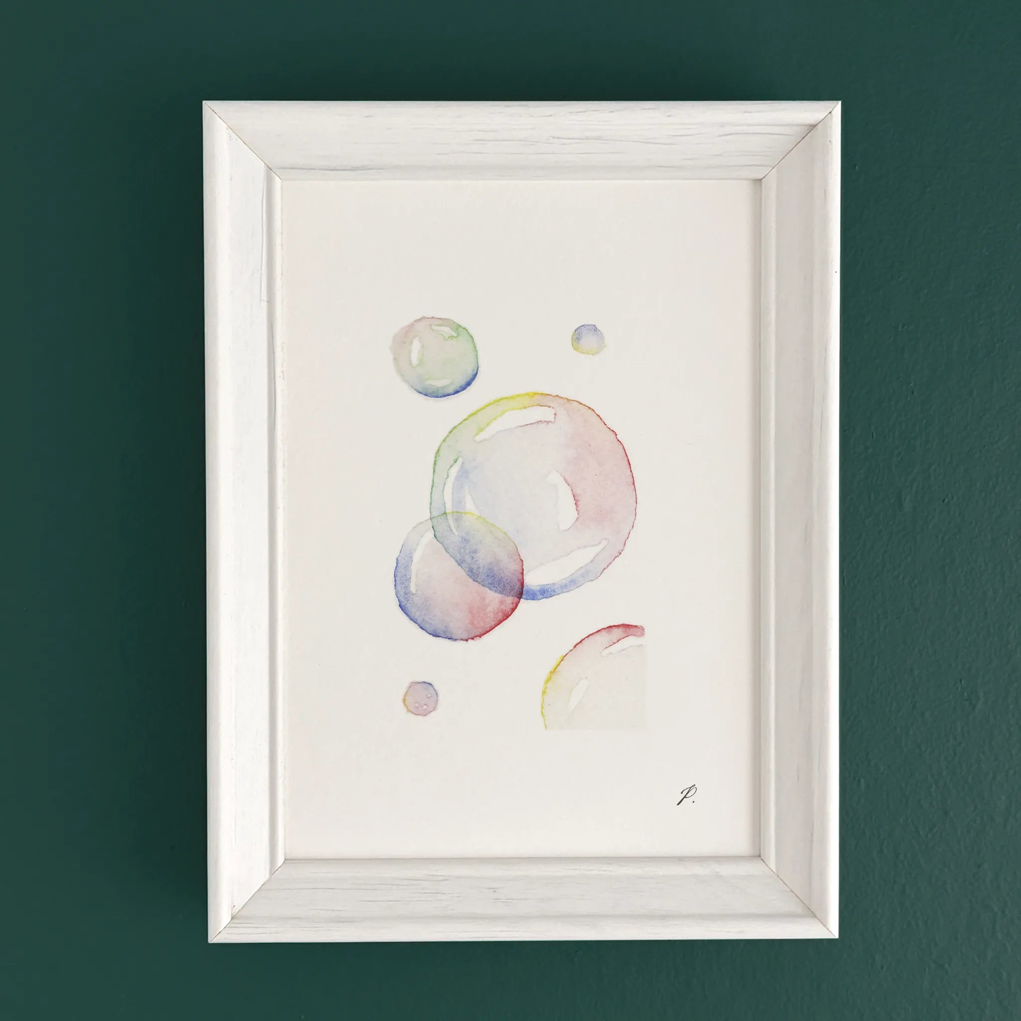 "Rainbow Bubbles" – 5 x 7" Fine Art Print