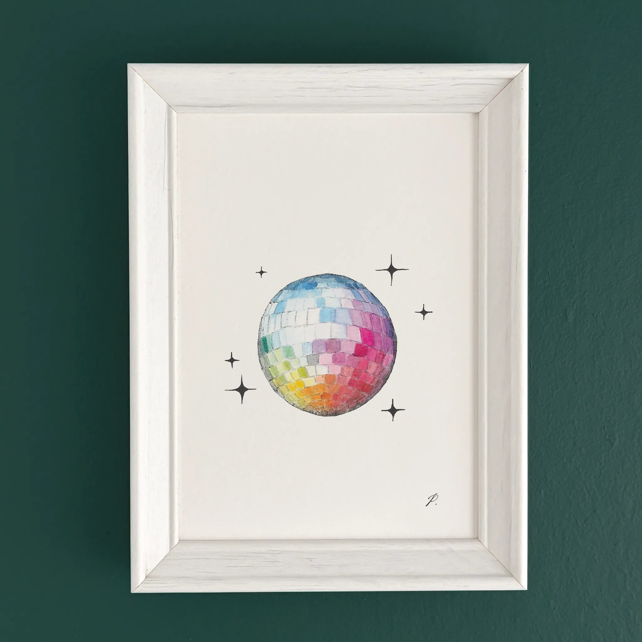 "Disco Ball" – 5 x 7" Fine Art Print
