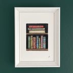"Callow, Callay (Bookshelf)" – 5 x 7" Fine Art Print