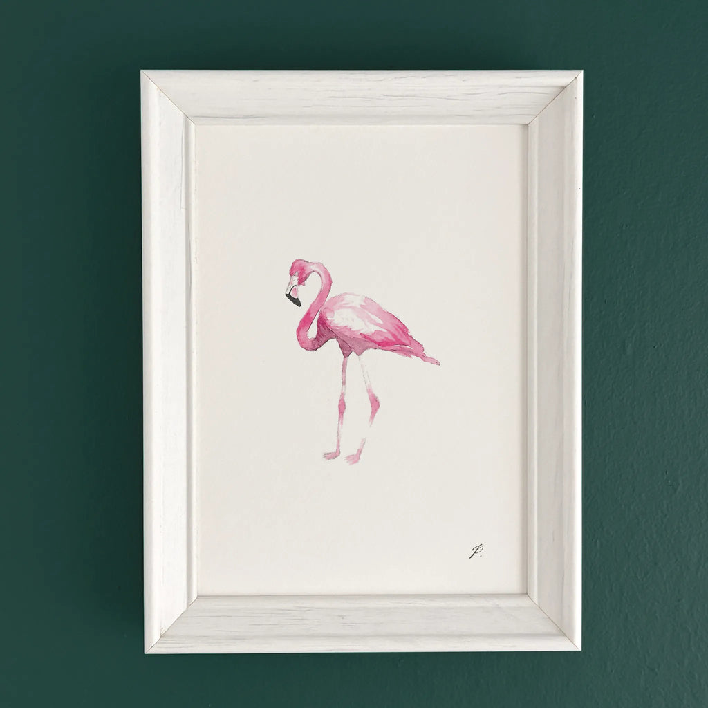 "Flamingo" – 5 x 7" Fine Art Print