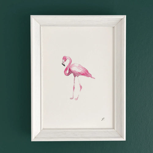 "Flamingo" – 5 x 7" Fine Art Print