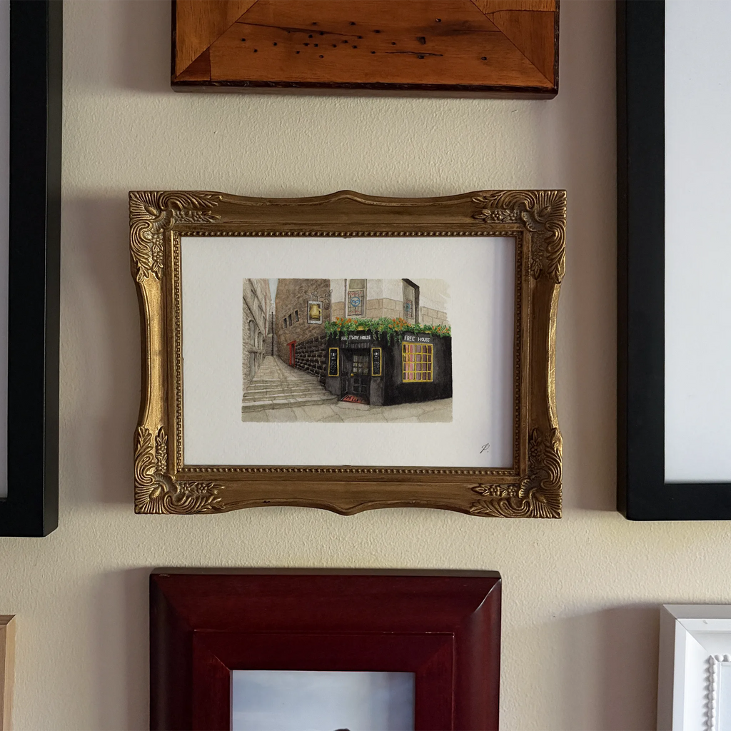 "Halfway House Pub (Edinburgh)" – 5 x 7" Fine Art Print